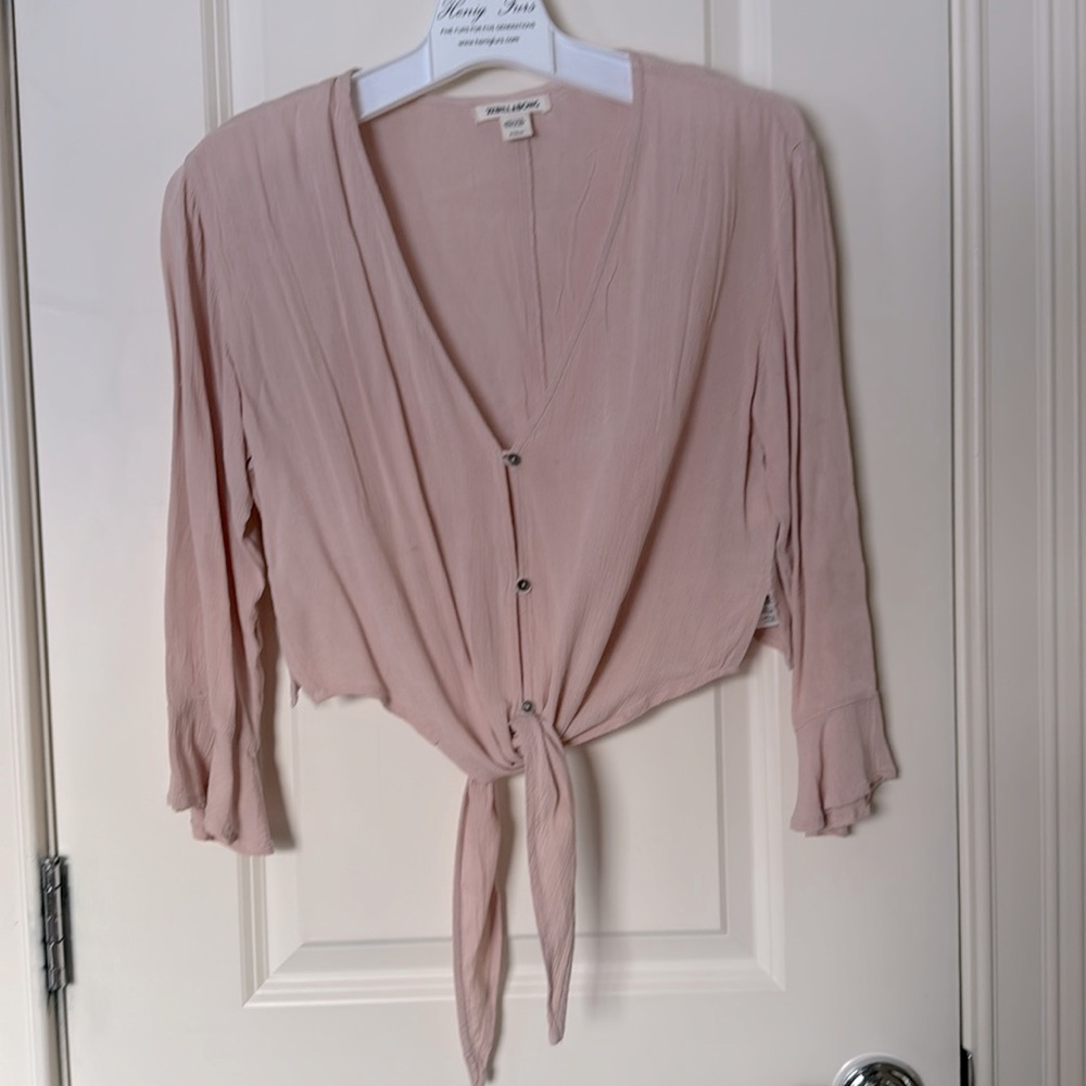 Bill A Bong tie waist top size M